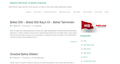 Desktop Screenshot of bedavatahmin.com